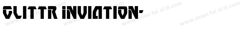 Glittr Inviation字体转换